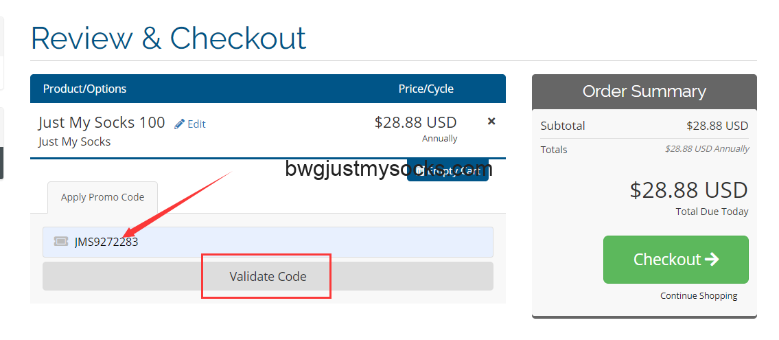 Just My Socks购买教程优惠码