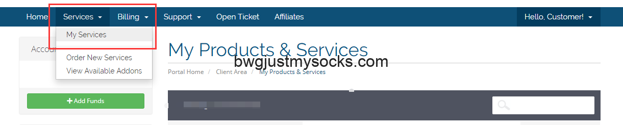 Just My Sokcs我的服务