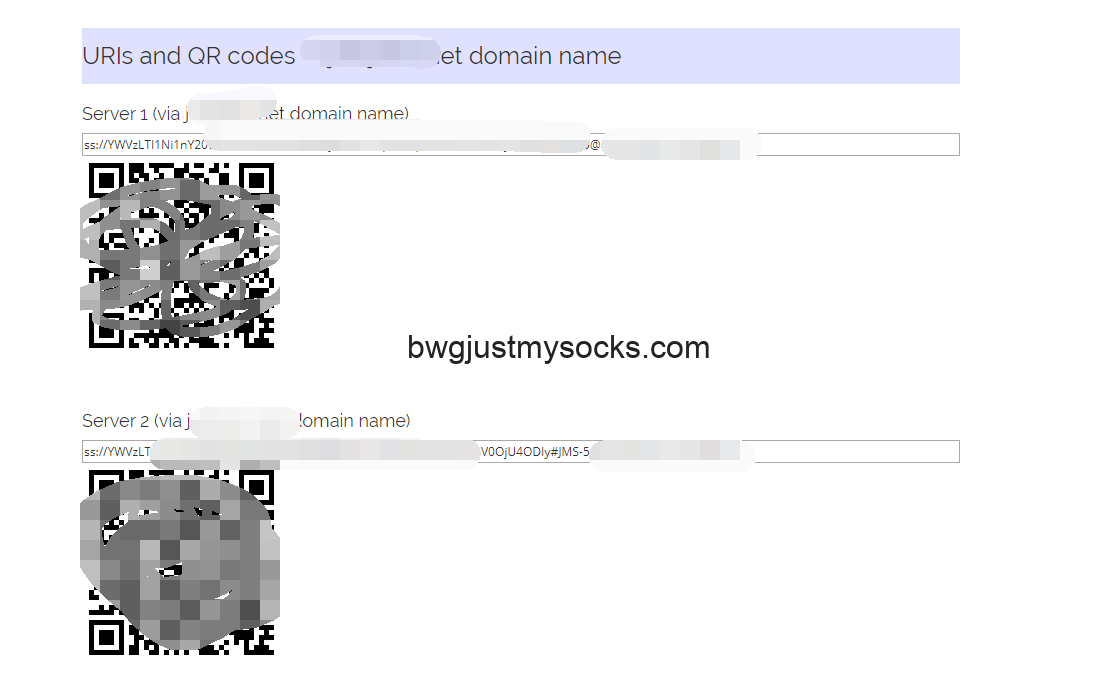 搬瓦工Just My Socks链接和二维码
