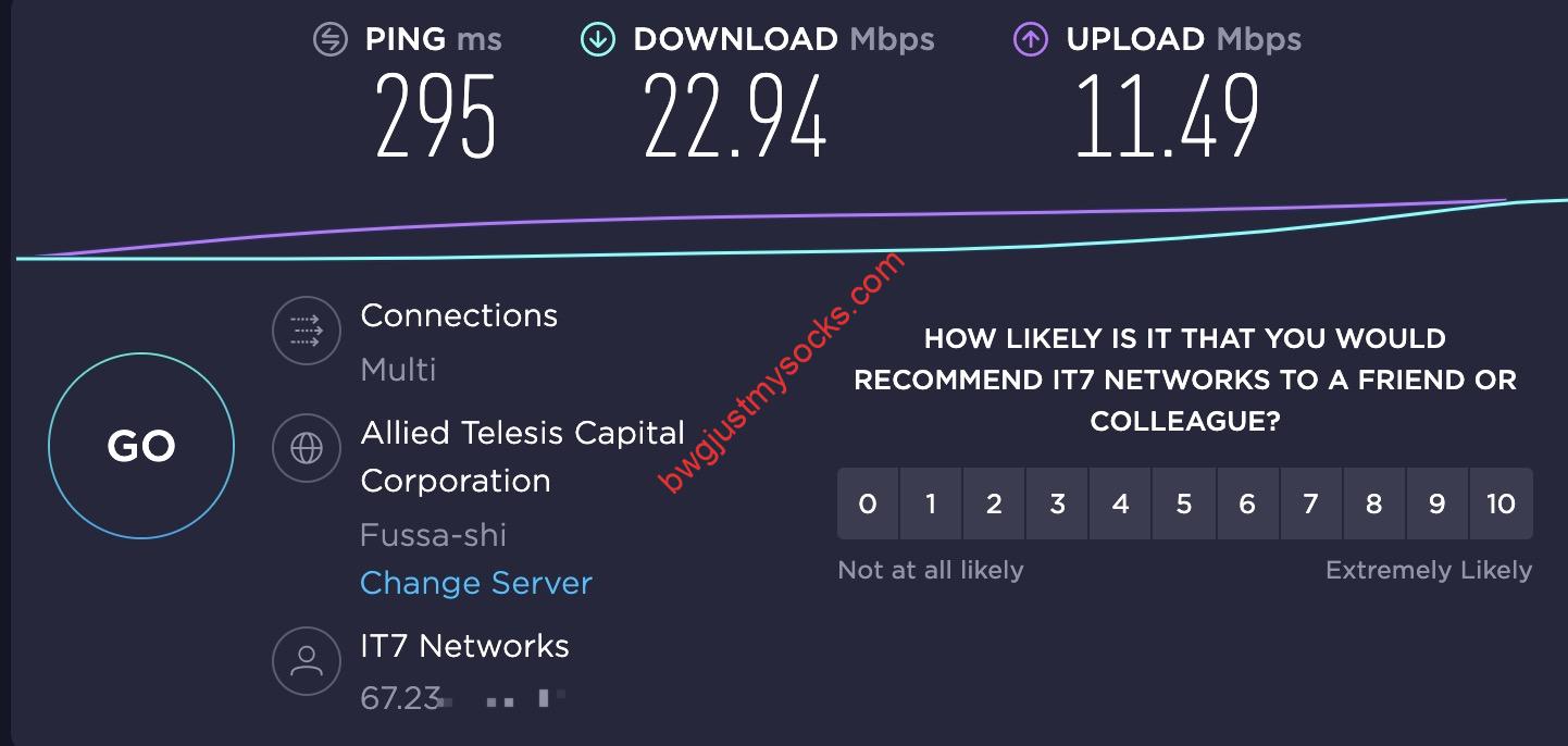 JustMySocks s3速度